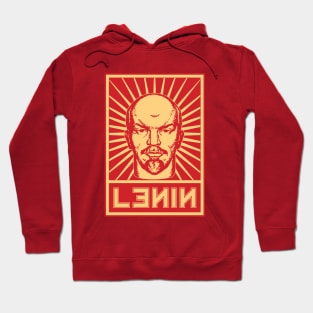 Vintage Lenin Soviet Propaganda Hoodie